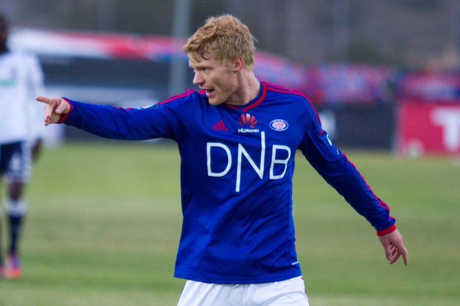 Sivert Heltne Nilsen sa farvel med lagkameratene sine i Vålerenga i går.  Foto: grydis.no