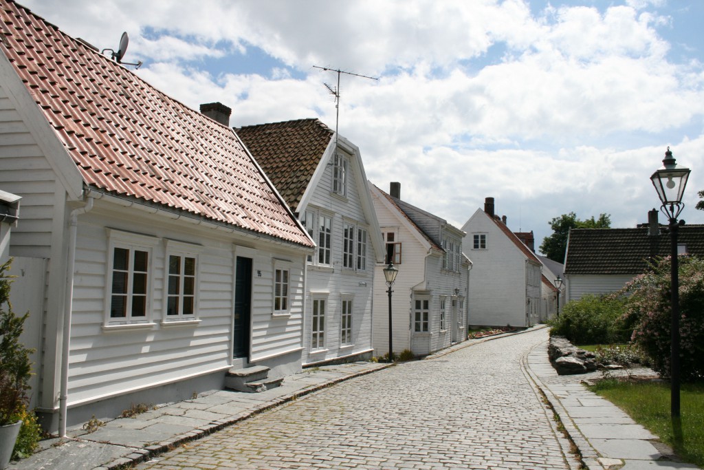 Yrende folkeliv i Stavanger sentrum (Wikipedia Commons CC)