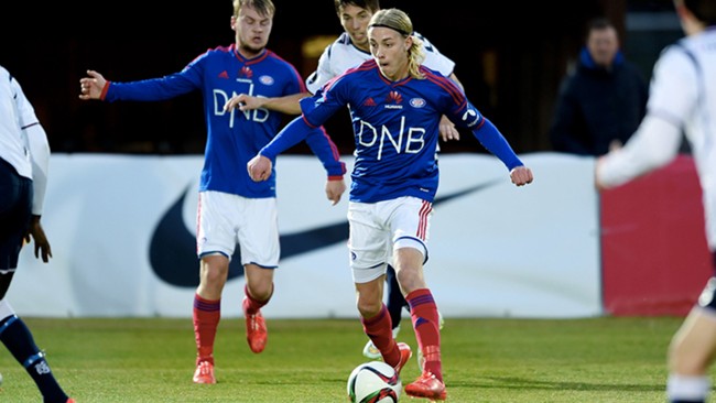 Elias Mar Omarsson - tomålsscorer. (Foto: vif-fotball.no)