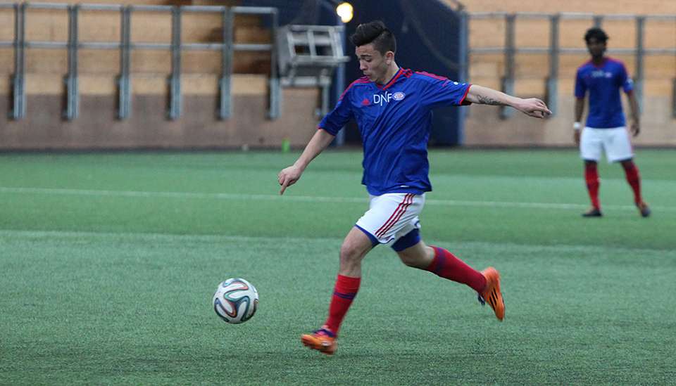 Niklas Castro og Vålerenga 2 spilte uavgjort mot Tromsdalen i går. Foto: vif-fotball.no. 