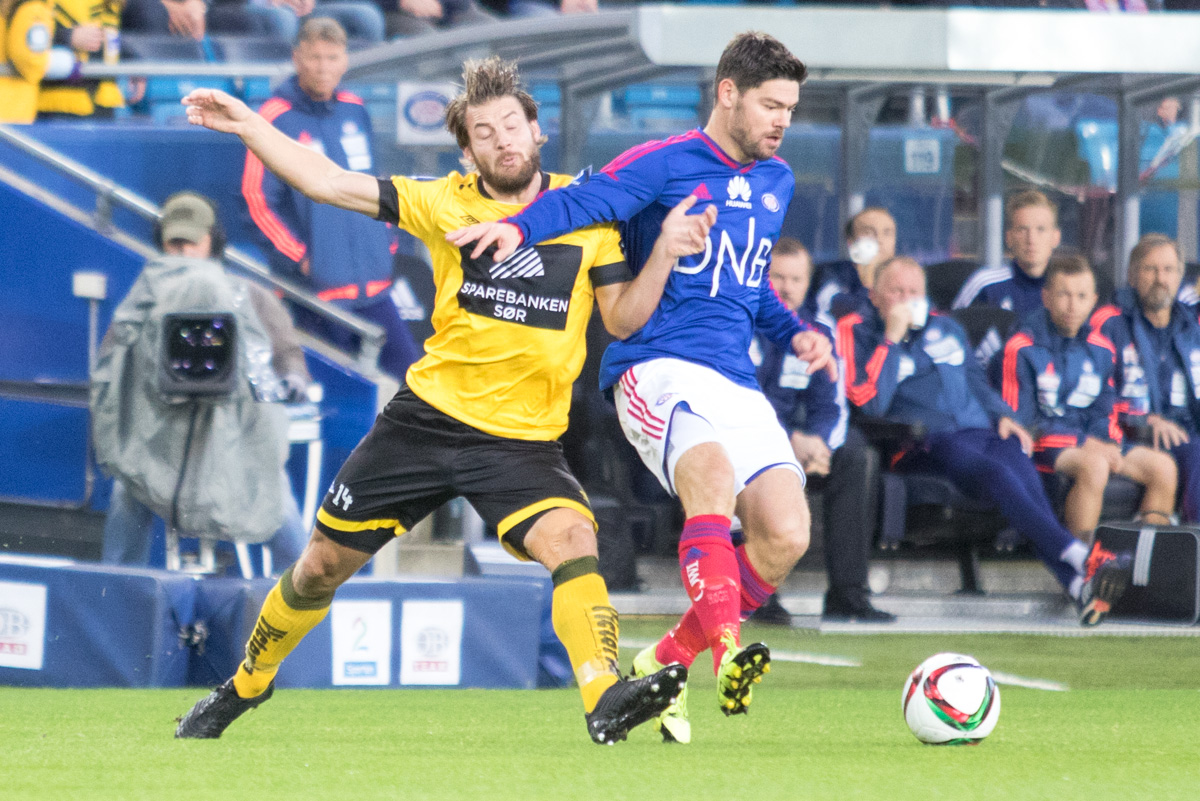 Vålerenga møter Start på søndag. Men i forkant av kampen er det rolige dager. Foto: Grydis.no