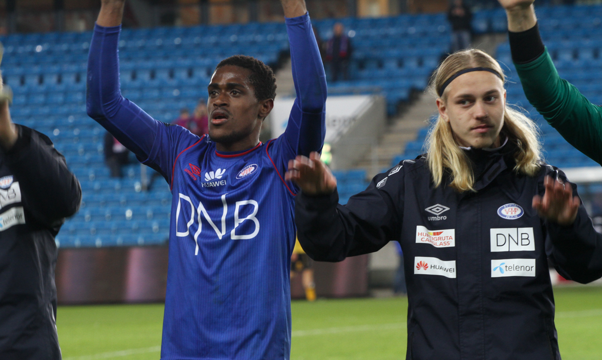 Brown og Omarsson startet mot Hønefoss. . Foto: Line Svalastog.