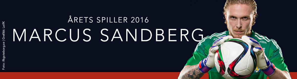 Årets Spiller 2016 Marcus Sandberg
